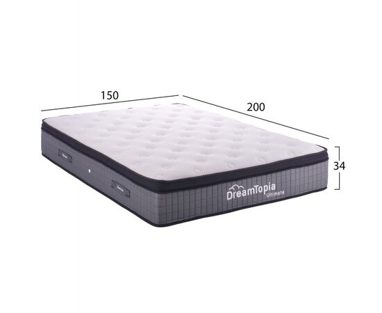 ΣΤΡΩΜΑ DREAMTOPIA ULTIMATE HM661.150 POCKET SPRING ΜΕ ΑΝΩΣΤΡΩΜΑ 150X200x34Yεκ. - POCKET SPRING ΜΕ MEMORY FOAM στο Milonadakis.gr