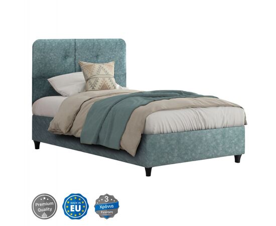ΚΡΕΒΑΤΙ DOLORES LIGHT GREEN HM648.27 ΓΙΑ ΣΤΡΩΜΑ 120x200 εκ. - ΚΡΕΒΑΤΙΑ στο Milonadakis.gr