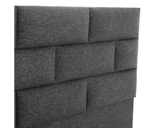 ΚΡΕΒΑΤΙ SOLEDAD ΑΠΟ ΓΚΡΙ ΥΦΑΣΜΑ HM644.01 ΓΙΑ ΣΤΡΩΜΑ 150x200 εκ. - ΚΡΕΒΑΤΙΑ στο Milonadakis.gr