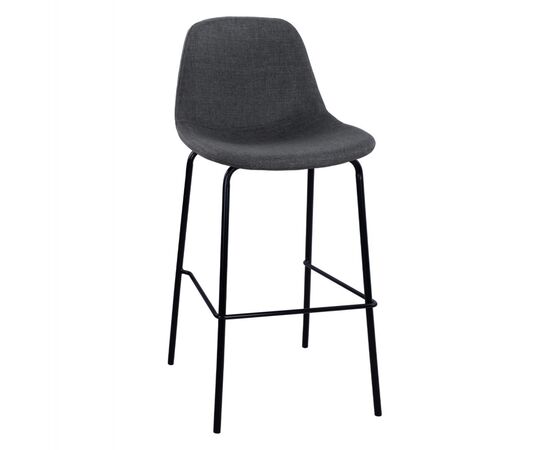 ΣΚΑΜΠΟ VINCENT HM9298.10 ΜΕΣΑΙΟΥ ΥΨΟΥΣ ΓΚΡΙ  ΜΕ ΜΕΤΑΛΛΙΚΑ ΠΟΔΙΑ 47x51x96 εκ. - ΣΚΑΜΠΟ ΜΠΑΡ στο Milonadakis.gr