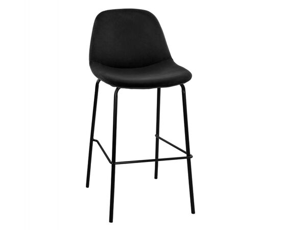 ΣΚΑΜΠΟ VINCENT HM9298.14 ΜΕΣΑΙΟΥ ΥΨΟΥΣ ΜΑΥΡΟ ΜΕ ΜΕΤΑΛΛΙΚΑ ΠΟΔΙΑ 47x51x96 εκ. - ΣΚΑΜΠΟ ΜΠΑΡ στο Milonadakis.gr