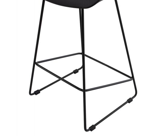 ΣΚΑΜΠΟ ΜΠΑΡ NAILA HM9299.02 ΜΑΥΡΟ ΜΕΣΑΙΟΥ ΥΨΟΥΣ 44x44x74Yεκ. - ΣΚΑΜΠΟ ΜΠΑΡ στο Milonadakis.gr