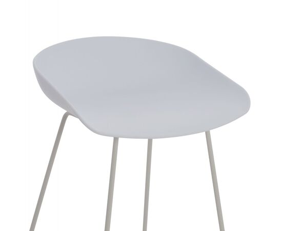 ΣΚΑΜΠΟ ΜΠΑΡ NAILA HM9299.01 ΛΕΥΚΟ ΜΕΣΑΙΟΥ ΥΨΟΥΣ 44x44x74Yεκ. - ΣΚΑΜΠΟ ΜΠΑΡ στο Milonadakis.gr