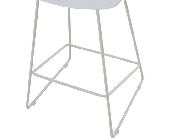 ΣΚΑΜΠΟ ΜΠΑΡ NAILA HM9299.01 ΛΕΥΚΟ ΜΕΣΑΙΟΥ ΥΨΟΥΣ 44x44x74Yεκ. - ΣΚΑΜΠΟ ΜΠΑΡ στο Milonadakis.gr