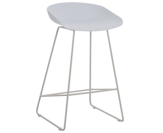 ΣΚΑΜΠΟ ΜΠΑΡ NAILA HM9299.01 ΛΕΥΚΟ ΜΕΣΑΙΟΥ ΥΨΟΥΣ 44x44x74Yεκ. - ΣΚΑΜΠΟ ΜΠΑΡ στο Milonadakis.gr