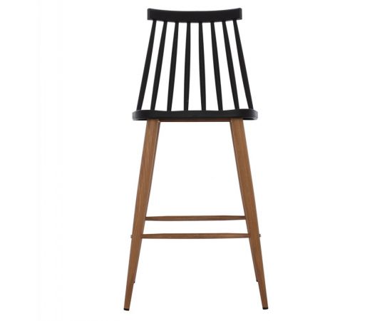 ΣΚΑΜΠΟ ΜΠΑΡ VANESSA ΜΑΥΡΟ ΜΕΣΑΙΟΥ ΥΨΟΥΣ HM9300.02  43x45x97Υεκ. - ΣΚΑΜΠΟ ΜΠΑΡ στο Milonadakis.gr