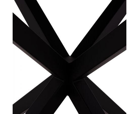 ΤΡΑΠΕΖΙ ΤΡΑΠΕΖΑΡΙΑΣ ΣΤΡΟΓΓΥΛΟ SYNTEC HM9309.01 SINTERED STONE ΜΑΥΡΟ ΜΕΤΑΛΛΙΚΑ ΠΟΔΙΑ Φ115x75Y εκ. - ΤΡΑΠΕΖΙΑ ΚΟΥΖΙΝΑΣ στο Milonadakis.gr