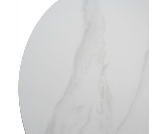 ΤΡΑΠΕΖΙ ΤΡΑΠΕΖΑΡΙΑΣ ΣΤΡΟΓΓΥΛΟ SYNTEC HM9309.02 SINTERED STONE ΛΕΥΚΟ ΜΕΤΑΛ.ΠΟΔΙΑ Φ115x75Y εκ. - ΤΡΑΠΕΖΙΑ ΚΟΥΖΙΝΑΣ στο Milonadakis.gr