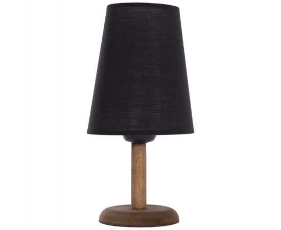 ΕΠΙΤΡΑΠΕΖΙΟ ΦΩΤΙΣΤΙΚΟ ΞΥΛΙΝΟ ΜΕ ΚΥΛΙΝΔΡΙΚΟ ΚΑΠΕΛΟ ΜΑΥΡΟ Φ15x34Yεκ.HM7692.01 - ΕΠΙΤΡΑΠΕΖΙΑ ΦΩΤΙΣΤΙΚΑ στο Milonadakis.gr