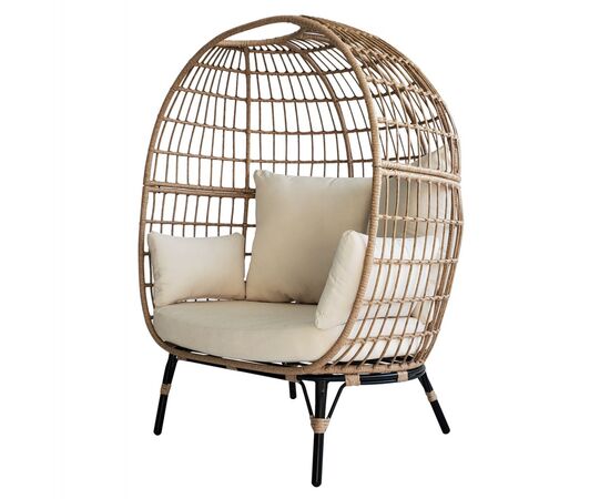 ΠΟΛΥΘΡΟΝΑ ΦΩΛΙΑ MIAMI 2 ΑΤΟΜΩΝ ΤΥΠΟΥ RATTAN HM5870.01 130x80x157 εκ. - ΚΑΡΕΚΛΕΣ - ΠΟΛΥΘΡΟΝΕΣ στο Milonadakis.gr