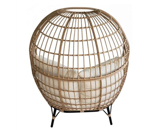 ΠΟΛΥΘΡΟΝΑ ΦΩΛΙΑ MIAMI 2 ΑΤΟΜΩΝ ΤΥΠΟΥ RATTAN HM5870.01 130x80x157Υ εκ. - ΚΑΡΕΚΛΕΣ - ΠΟΛΥΘΡΟΝΕΣ στο Milonadakis.gr