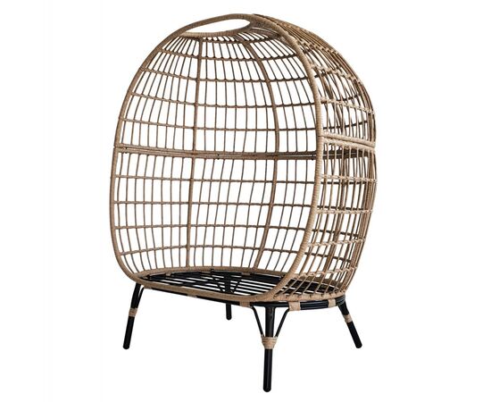 ΠΟΛΥΘΡΟΝΑ ΦΩΛΙΑ MIAMI 2 ΑΤΟΜΩΝ ΤΥΠΟΥ RATTAN HM5870.01 130x80x157Υ εκ. - ΚΑΡΕΚΛΕΣ - ΠΟΛΥΘΡΟΝΕΣ στο Milonadakis.gr