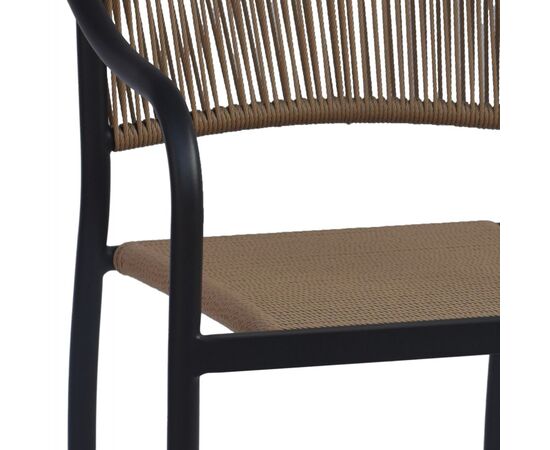 ΠΟΛΥΘΡΟΝΑ ΑΛΟΥΜΙΝΙΟΥ HM5856.02 ΑΝΘΡΑΚΙ ΜΕ ΣΧΟΙΝΙ PE WICKER 57x63x80 εκ. - ΚΑΡΕΚΛΕΣ - ΠΟΛΥΘΡΟΝΕΣ στο Milonadakis.gr