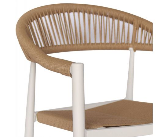 ΠΟΛΥΘΡΟΝΑ ΑΛΟΥΜΙΝΙΟΥ GRET HM5854.01 ΛΕΥΚΗ PE RATTAN ΜΠΕΖ 56x55,5x78Υεκ. - ΚΑΡΕΚΛΕΣ - ΠΟΛΥΘΡΟΝΕΣ στο Milonadakis.gr
