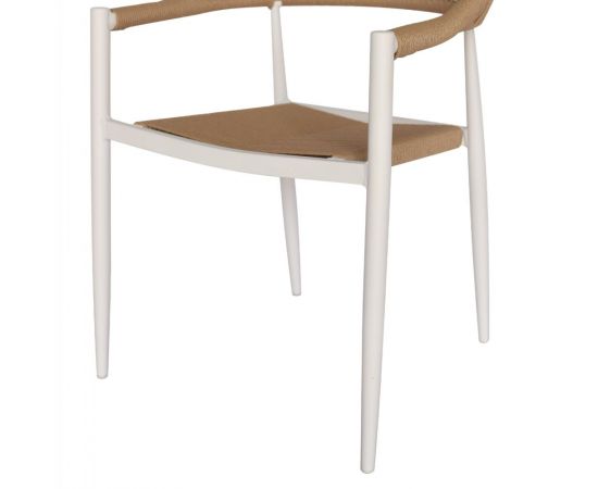 ΠΟΛΥΘΡΟΝΑ ΑΛΟΥΜΙΝΙΟΥ GRET HM5854.01 ΛΕΥΚΗ PE RATTAN ΜΠΕΖ 56x55,5x78Υεκ. - ΚΑΡΕΚΛΕΣ - ΠΟΛΥΘΡΟΝΕΣ στο Milonadakis.gr