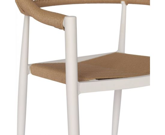 ΠΟΛΥΘΡΟΝΑ ΑΛΟΥΜΙΝΙΟΥ GRET HM5854.01 ΛΕΥΚΗ PE RATTAN ΜΠΕΖ 56x55,5x78Υεκ. - ΚΑΡΕΚΛΕΣ - ΠΟΛΥΘΡΟΝΕΣ στο Milonadakis.gr