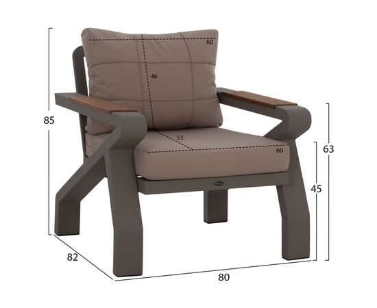 ΣΕΤ ΣΑΛΟΝΙ 4ΤΜΧ ΕΞΩΤΕΡΙΚΟΥ ΧΩΡΟΥ ΑΛΟΥΜΙΝΙΟΥ KAI ΜΑΣΙΦ ΞΥΛΟ ΙΡΟΚΟ HM5885.01 - ΣΕΤ ΣΑΛΟΝΙΑ στο Milonadakis.gr