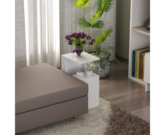ΒΟΗΘΗΤΙΚΟ ΤΡΑΠΕΖΙ DAWN ΜΕΛΑΜΙΝΗΣ ΛΕΥΚΟ 35X29,5X60Yεκ.HM8880.11 - ΒΟΗΘΗΤΙΚΑ ΤΡΑΠΕΖΑΚΙΑ στο Milonadakis.gr