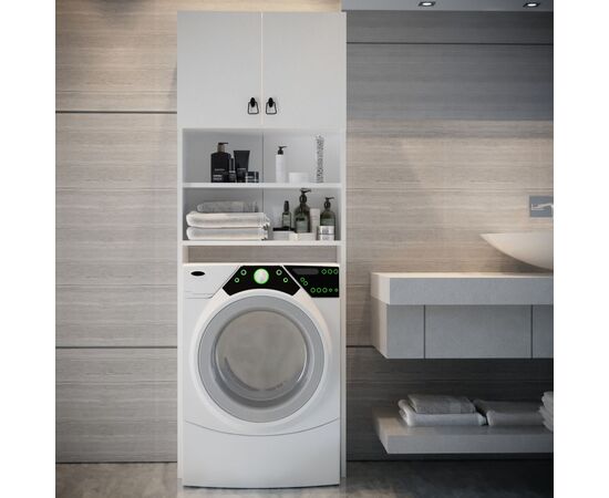 ΕΠΙΠΛΟ ΠΛΥΝΤΗΡΙΟΥ ΜΕ ΡΑΦΙΑ ΚΑΙ ΝΤΟΥΛΑΠΙ TERRY ΛΕΥΚΟ ΜΕΛΑΜΙΝΗ 64Χ27Χ180Υεκ.HM9122.11 - ΝΤΟΥΛΑΠΙΑ - ΠΑΠΟΥΤΣΟΘΗΚΕΣ στο Milonadakis.gr