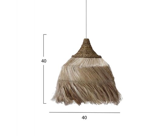 ΦΩΤΙΣΤΙΚΟ ΟΡΟΦΗΣ ΑΠΟ ΙΝΕΣ MENDONG GRASS ΣΕ ΦΥΣΙΚΟ Φ38x34-120Yεκ.HM7776 - ΦΩΤΙΣΤΙΚΑ ΟΡΟΦΗΣ στο Milonadakis.gr