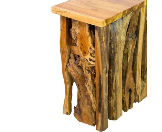 ΚΟΝΣΟΛΑ HM9336 ΑΠΟ ΜΑΣΙΦ ΞΥΛΟ ΤEAK ΦΥΣΙΚΟ 100X35X75Y εκ. - ΜΠΟΥΦΕΔΕΣ-ΚΟΝΣΟΛΕΣ στο Milonadakis.gr