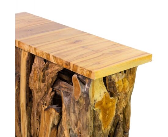 ΚΟΝΣΟΛΑ HM9336 ΑΠΟ ΜΑΣΙΦ ΞΥΛΟ ΤEAK ΦΥΣΙΚΟ 100X35X75Y εκ. - ΜΠΟΥΦΕΔΕΣ-ΚΟΝΣΟΛΕΣ στο Milonadakis.gr