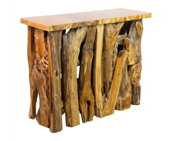 ΚΟΝΣΟΛΑ HM9336 ΑΠΟ ΜΑΣΙΦ ΞΥΛΟ ΤEAK ΦΥΣΙΚΟ 100X35X75Y εκ. - ΜΠΟΥΦΕΔΕΣ-ΚΟΝΣΟΛΕΣ στο Milonadakis.gr