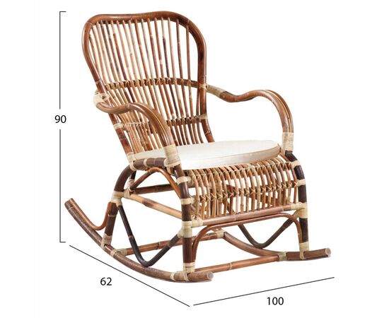 ΚΟΥΝΙΣΤΗ ΠΟΛΥΘΡΟΝΑ ΜΕ ΜΑΞΙΛΑΡΙ SANTA FE RATTAN HM9343 60x103x90Υ εκ. - ΚΑΡΕΚΛΕΣ - ΠΟΛΥΘΡΟΝΕΣ στο Milonadakis.gr