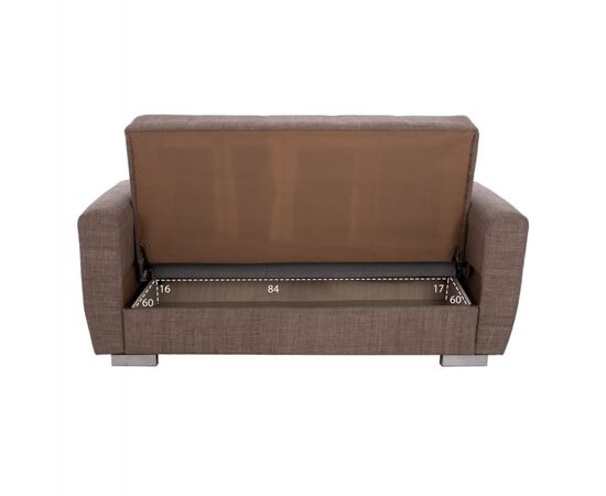 ΚΑΝΑΠΕΣ ΚΡΕΒΑΤΙ POLYA ΔΙΘΕΣΙΟΣ ΚΑΦΕ HM3241.02 150x84x88 εκ. - ΚΑΝΑΠΕΔΕΣ-ΣΑΛΟΝΙΑ στο Milonadakis.gr