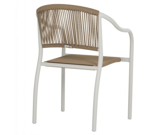 ΠΟΛΥΘΡΟΝΑ ΑΛΟΥΜΙΝΙΟΥ ΛΕΥΚΟ ΜΕ PE RATTAN WICKER HM5856.01 57x63x80Yεκ. - ΚΑΡΕΚΛΕΣ - ΠΟΛΥΘΡΟΝΕΣ στο Milonadakis.gr