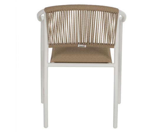 ΠΟΛΥΘΡΟΝΑ ΑΛΟΥΜΙΝΙΟΥ ΛΕΥΚΟ ΜΕ PE RATTAN WICKER HM5856.01 57x63x80Yεκ. - ΚΑΡΕΚΛΕΣ - ΠΟΛΥΘΡΟΝΕΣ στο Milonadakis.gr
