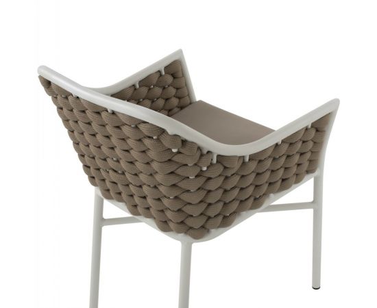 ΠΟΛΥΘΡΟΝΑ HM5858.02 ΛΕΥΚΗ ΜΕ ΣΧΟΙΝΙ ΜΠΕΖ 56x58x76Yεκ. - ΚΑΡΕΚΛΕΣ - ΠΟΛΥΘΡΟΝΕΣ στο Milonadakis.gr
