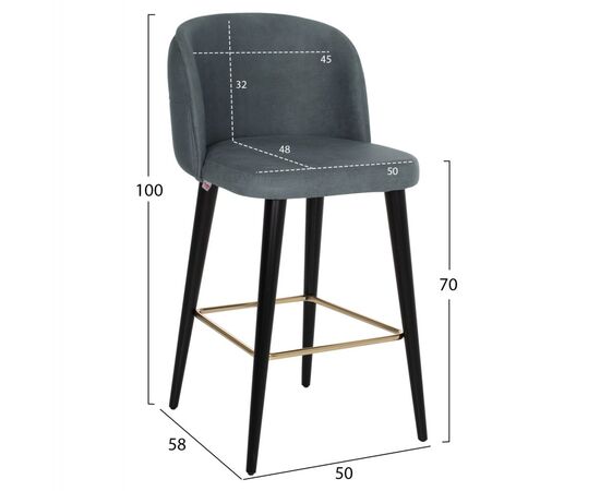 ΣΚΑΜΠΟ ΕΠΑΓΓΕΛΜΑΤΙΚΟ MARCELLO HM9280.20 Τ.NUBUCK ΓΚΡΙ ΞΥΛΙΝΟ 50x58x100Υεκ. - ΣΚΑΜΠΟ ΜΠΑΡ στο Milonadakis.gr