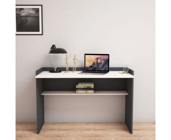 ΓΡΑΦΕΙΟ ΜΕΛΑΜΙΝΗΣ ΓΚΡΙ ΛΕΥΚΟ HM9227.13 118x58x80Υεκ. - ΓΡΑΦΕΙΑ στο Milonadakis.gr