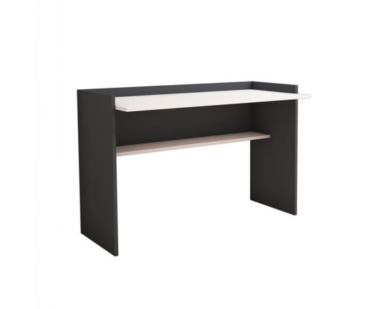 ΓΡΑΦΕΙΟ ΜΕΛΑΜΙΝΗΣ ΓΚΡΙ ΛΕΥΚΟ HM9227.13 118x58x80Υεκ. - ΓΡΑΦΕΙΑ στο Milonadakis.gr