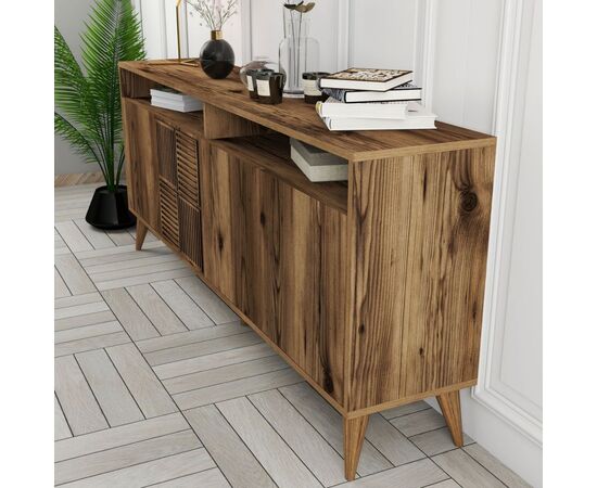 ΜΠΟΥΦΕΣ ΜΕΛΑΜΙΝΗΣ ΚΑΡΥΔΙ HM9431.04 180x35x78.6Υεκ. - ΜΠΟΥΦΕΔΕΣ-ΚΟΝΣΟΛΕΣ στο Milonadakis.gr