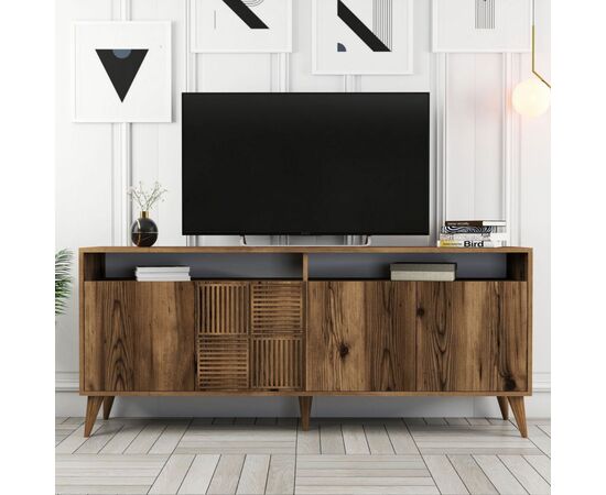 ΜΠΟΥΦΕΣ ΜΕΛΑΜΙΝΗΣ ΚΑΡΥΔΙ HM9431.04 180x35x78.6Υεκ. - ΜΠΟΥΦΕΔΕΣ-ΚΟΝΣΟΛΕΣ στο Milonadakis.gr