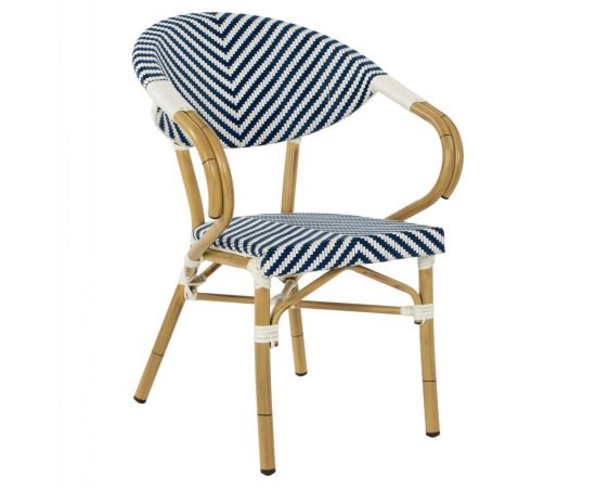 ΠΟΛΥΘΡΟΝΑ BAMBOO LOOK HM5861.02 ΜΠΛΕ-ΛΕΥΚΟ 59x56x82Yεκ. - ΚΑΡΕΚΛΕΣ - ΠΟΛΥΘΡΟΝΕΣ στο Milonadakis.gr