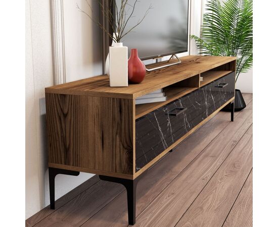 ΣΥΝΘΕΣΗ ΣΑΛΟΝΙΟΥ ΜΕΛΑΜΙΝΗΣ 2ΤΜΧ ΚΑΡΥΔΙ-BLACK MARBLE HM11855.01 - ΣΥΝΘΕΣΕΙΣ ΣΑΛΟΝΙΟΥ στο Milonadakis.gr