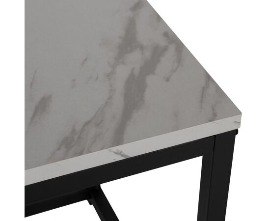 ΖΙΓΚΟΝ GRELAY 2 ΤΕΜ MDF ΟΨΗ ΜΑΡΜΑΡΟΥ & ΜΕΤΑΛΛΟ HM8762.12 45Χ45Χ50εκ. & 37Χ37Χ43 εκ. - ΒΟΗΘΗΤΙΚΑ ΤΡΑΠΕΖΑΚΙΑ στο Milonadakis.gr