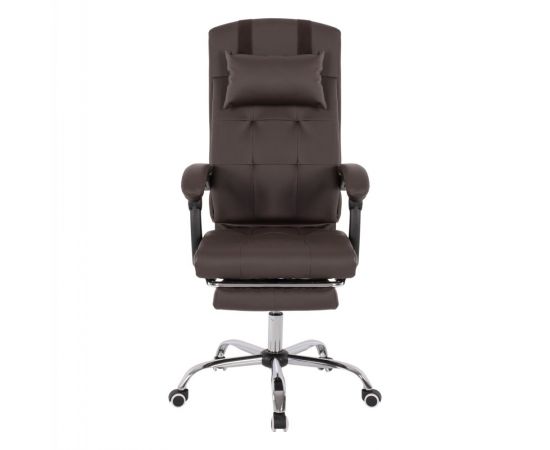 ΠΟΛΥΘΡΟΝΑ ΓΡΑΦΕΙΟΥ ΔΙΕΥΘΥΝΤΙΚΗ ΚΑΦΕ HM1057.19 ΜΕ ΠΤΥΣΣΟΜΕΝΟ ΥΠΟΠΟΔΙΟ 58x71x128Y εκ. - ΚΑΡΕΚΛΕΣ ΓΡΑΦΕΙΟΥ στο Milonadakis.gr