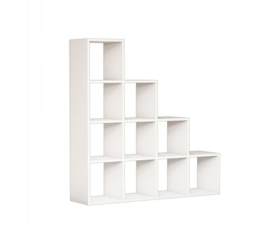 ΒΙΒΛΙΟΘΗΚΗ ΜΕΛΑΜΙΝΗΣ SCALE ΛΕΥΚΟ 120x30x123,6Υεκ.HM9238.11 - ΒΙΒΛΙΟΘΗΚΕΣ στο Milonadakis.gr