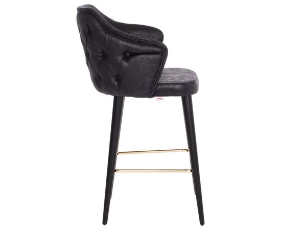 ΣΚΑΜΠΟ BAR ΕΠΑΓΓΕΛΜΑΤΙΚΟ ALONZO HM9281.14 Τ.NUBUCK ΜΑΥΡΟ ΞΥΛΙΝΟ 50x62x108,5Υεκ. - ΣΚΑΜΠΟ ΜΠΑΡ στο Milonadakis.gr