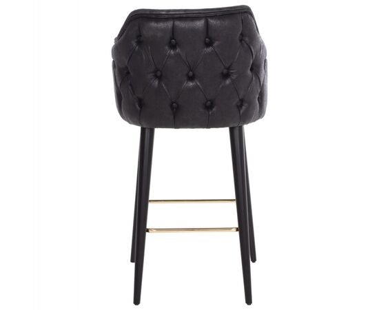 ΣΚΑΜΠΟ BAR ΕΠΑΓΓΕΛΜΑΤΙΚΟ ALONZO HM9281.14 Τ.NUBUCK ΜΑΥΡΟ ΞΥΛΙΝΟ 50x62x108,5Υεκ. - ΣΚΑΜΠΟ ΜΠΑΡ στο Milonadakis.gr
