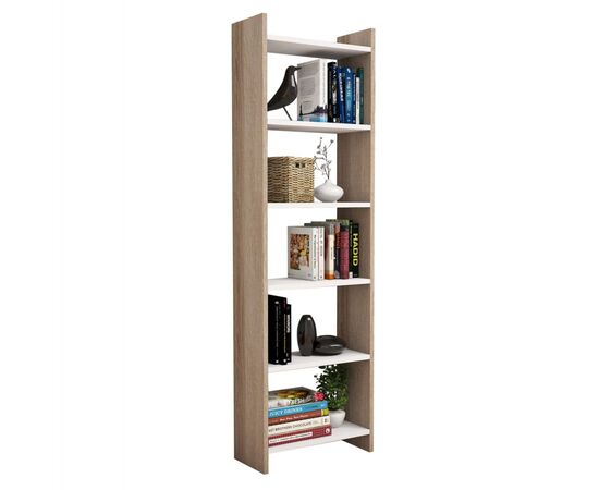 ΒΙΒΛΙΟΘΗΚΗ CLASSIKER HM9226.12 ΜΕΛΑΜΙΝΗΣ SONΟMA-ΛΕΥΚΟ 48,5x22x160Υεκ. - ΒΙΒΛΙΟΘΗΚΕΣ στο Milonadakis.gr
