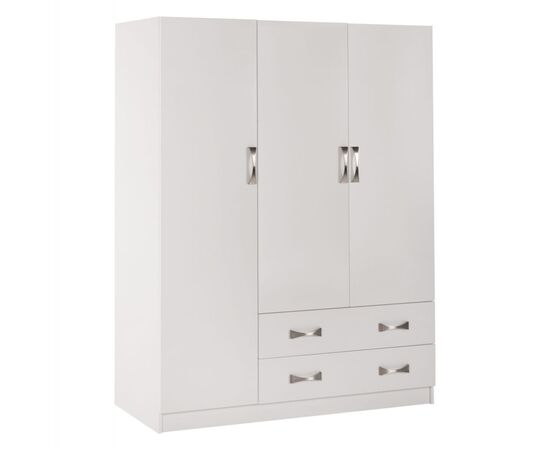 ΝΤΟΥΛΑΠΑ 3ΦΥΛΛΗ CARLY HM384.05 ΜΕ ΔΥΟ ΣΥΡΤΑΡΙΑ ΛΕΥΚΗ 150X55Χ180Υεκ. - ΝΤΟΥΛΑΠΕΣ στο Milonadakis.gr