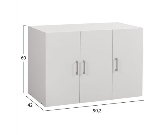 ΠΑΤΑΡΙ 3ΦΥΛΛΗΣ ΝΤΟΥΛΑΠΑΣ ΜΕΛΑΜΙΝΗΣ ALIVIA HM351.05 ΣΕ ΧΡΩΜΑ ΛΕΥΚΟ 90,2x42x60Yεκ. - ΝΤΟΥΛΑΠΕΣ στο Milonadakis.gr