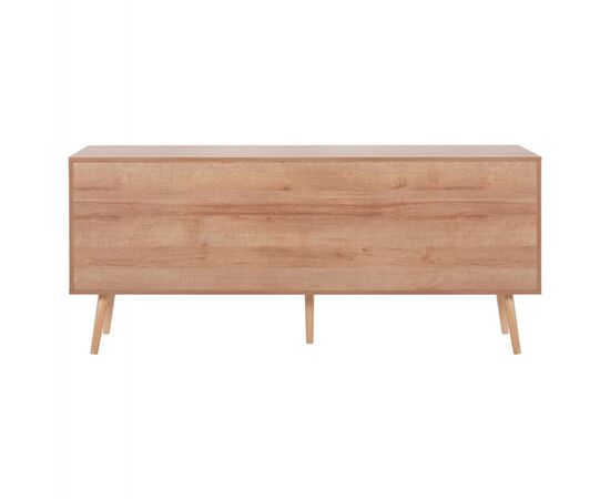 ΜΠΟΥΦΕΣ COLM HM9440.11 ΜΕΛΑΜΙΝΗΣ & ΣΥΝΘΕΤΙΚΟ RATTAN ΣΤΙΣ 4 ΠΟΡΤΕΣ 160x39,5x71Yεκ. - ΜΠΟΥΦΕΔΕΣ-ΚΟΝΣΟΛΕΣ στο Milonadakis.gr