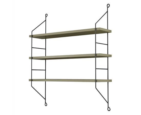 ΡΑΦΙΕΡΑ ΤΟΙΧΟΥ ACHALA ΜΕΛΑΜΙΝΗΣ HM9185.12 OLIVE GREY 60x15x68Y εκ. - ΡΑΦΙΑ ΤΟΙΧΟΥ στο Milonadakis.gr