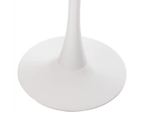 ΤΡΑΠΕΖΙ ΤΡΑΠΕΖΑΡΙΑΣ ROLLO HM9422.01 ΣΤΡΟΓΓΥΛΟ WHITE MARBLE Φ120x74Yεκ. - ΤΡΑΠΕΖΙΑ ΚΟΥΖΙΝΑΣ στο Milonadakis.gr